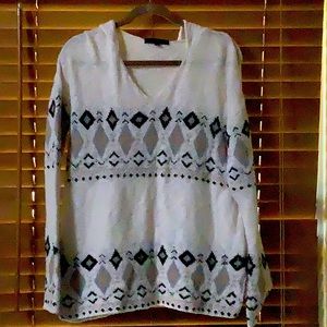 Sanctuary hooded sweatshirt jacket